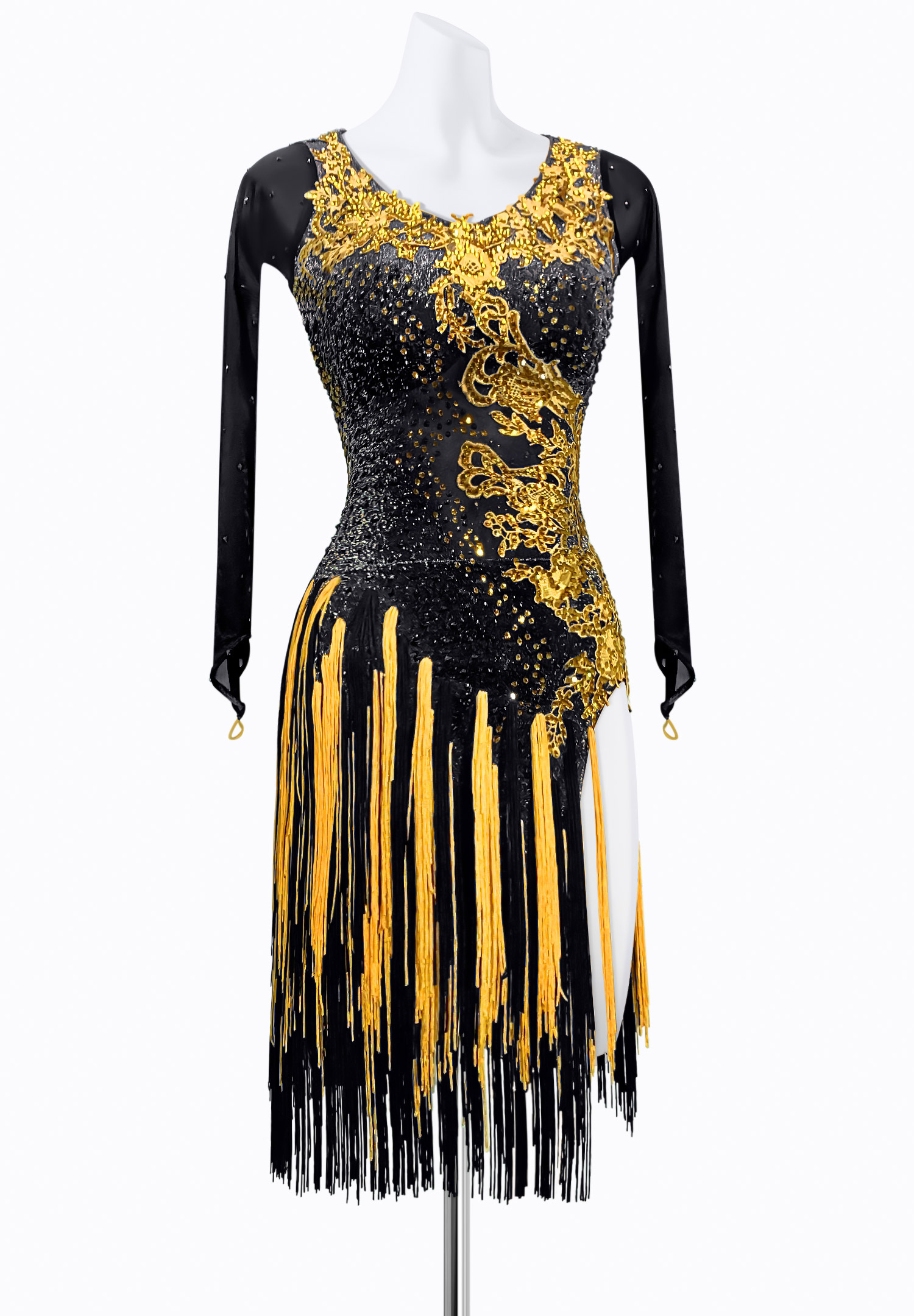 Daylight Fringe Latin Dress JT-L2184