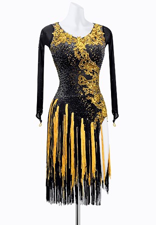 Daylight Fringe Latin Dress JT-L2184
