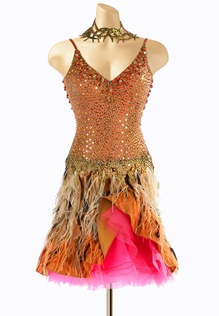 Dazzling Sands Latin Dress ZA-09L029