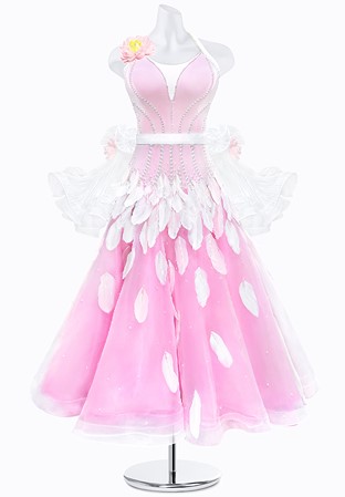 Delicate Feather Ballroom Gown JT-B4550