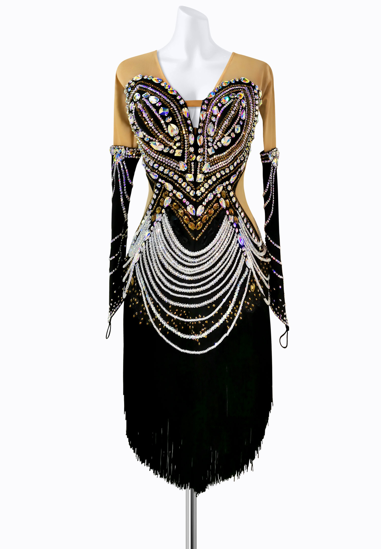 Desert Crystal Latin Dress AM-L3539