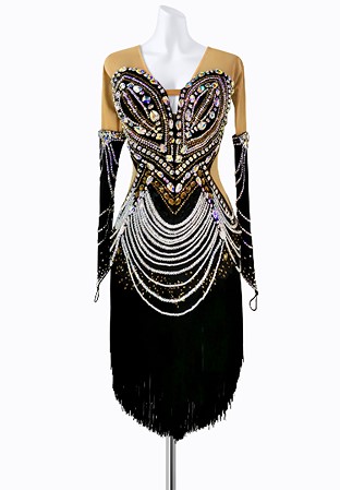 Desert Crystal Latin Dress AML3539