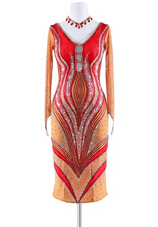 Desert Crystal Latin Dress BA-VSL022