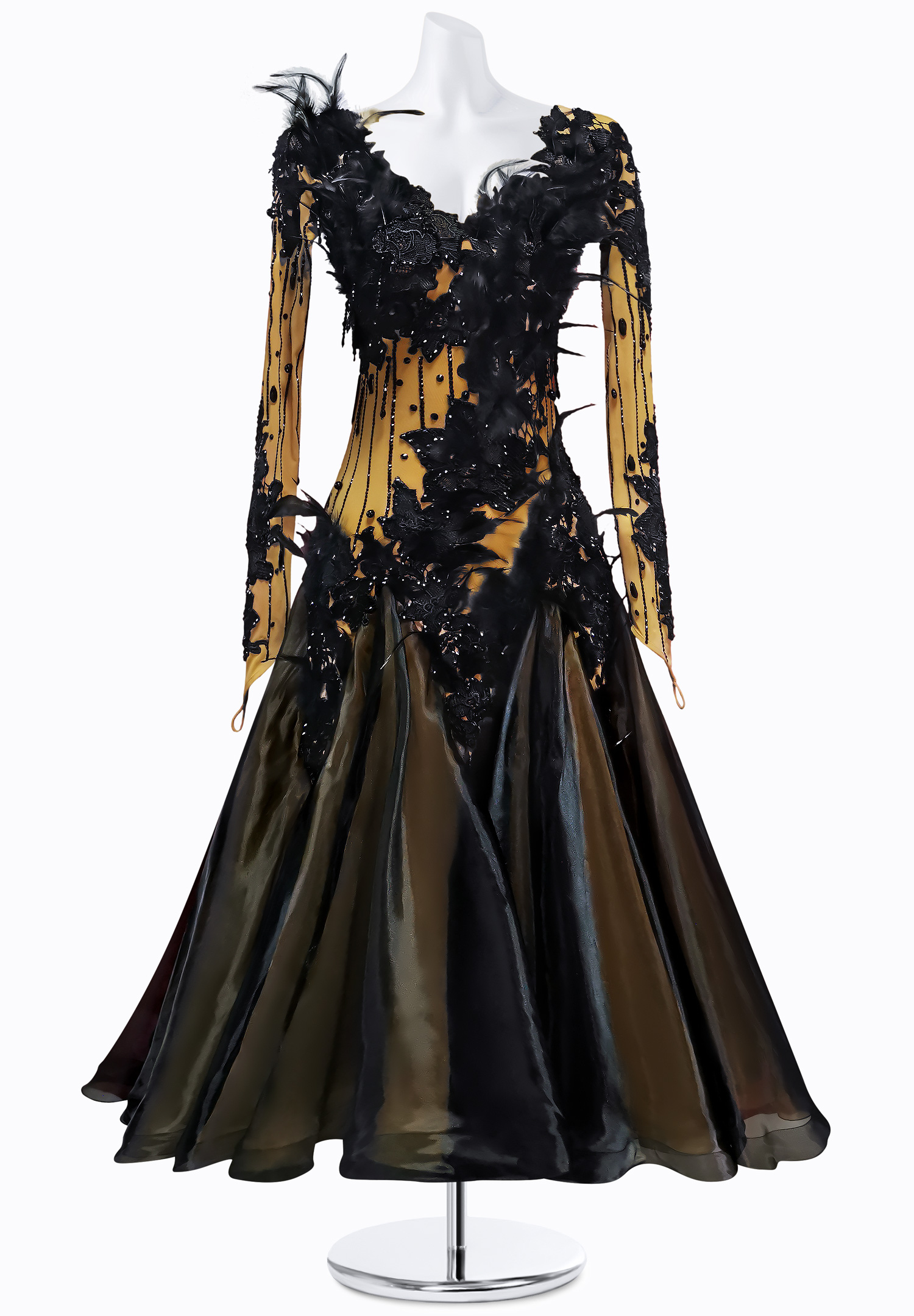Desert Feather Ballroom Gown AM-B3239
