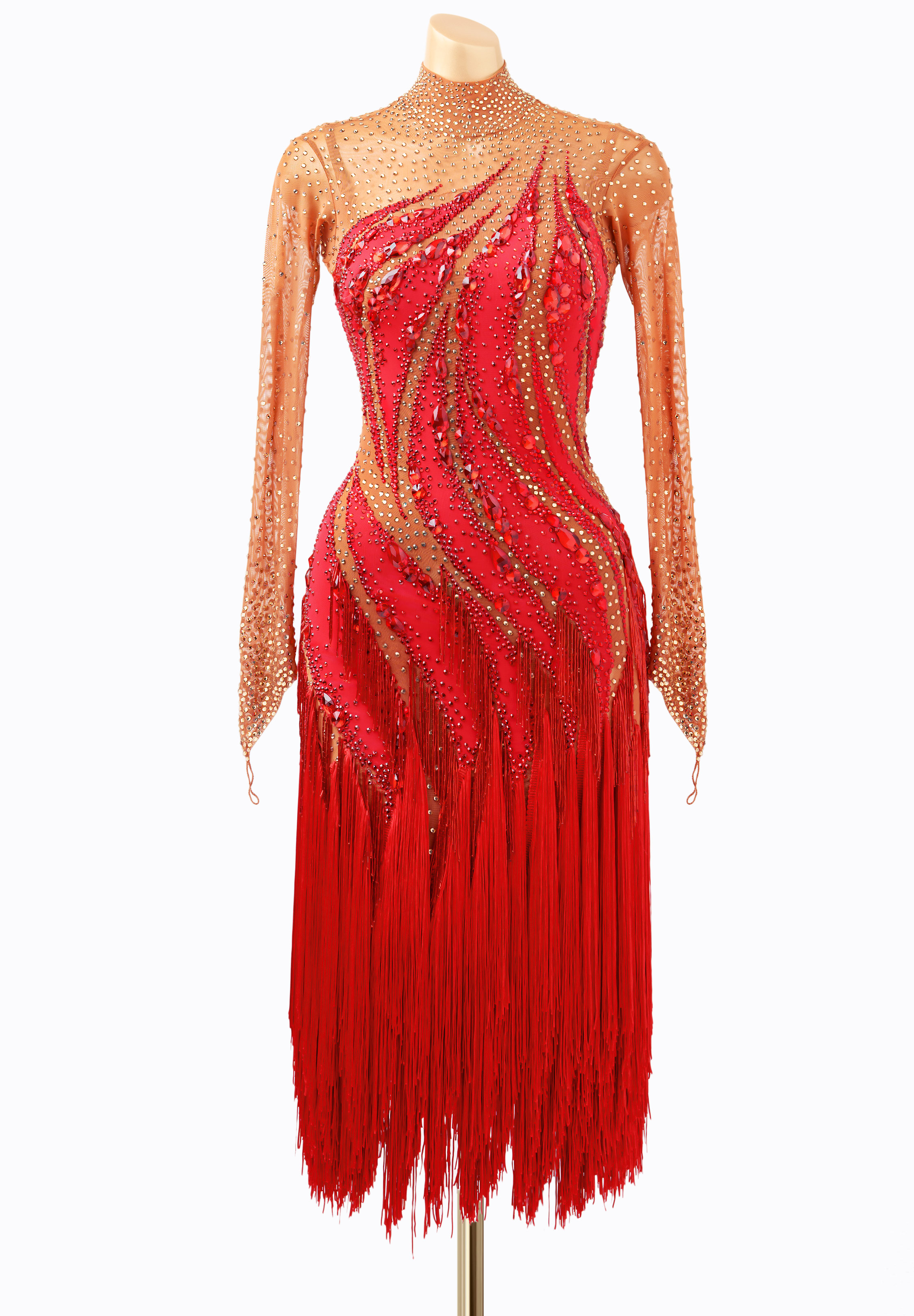 Desert Flame Latin Dress AD-L2942