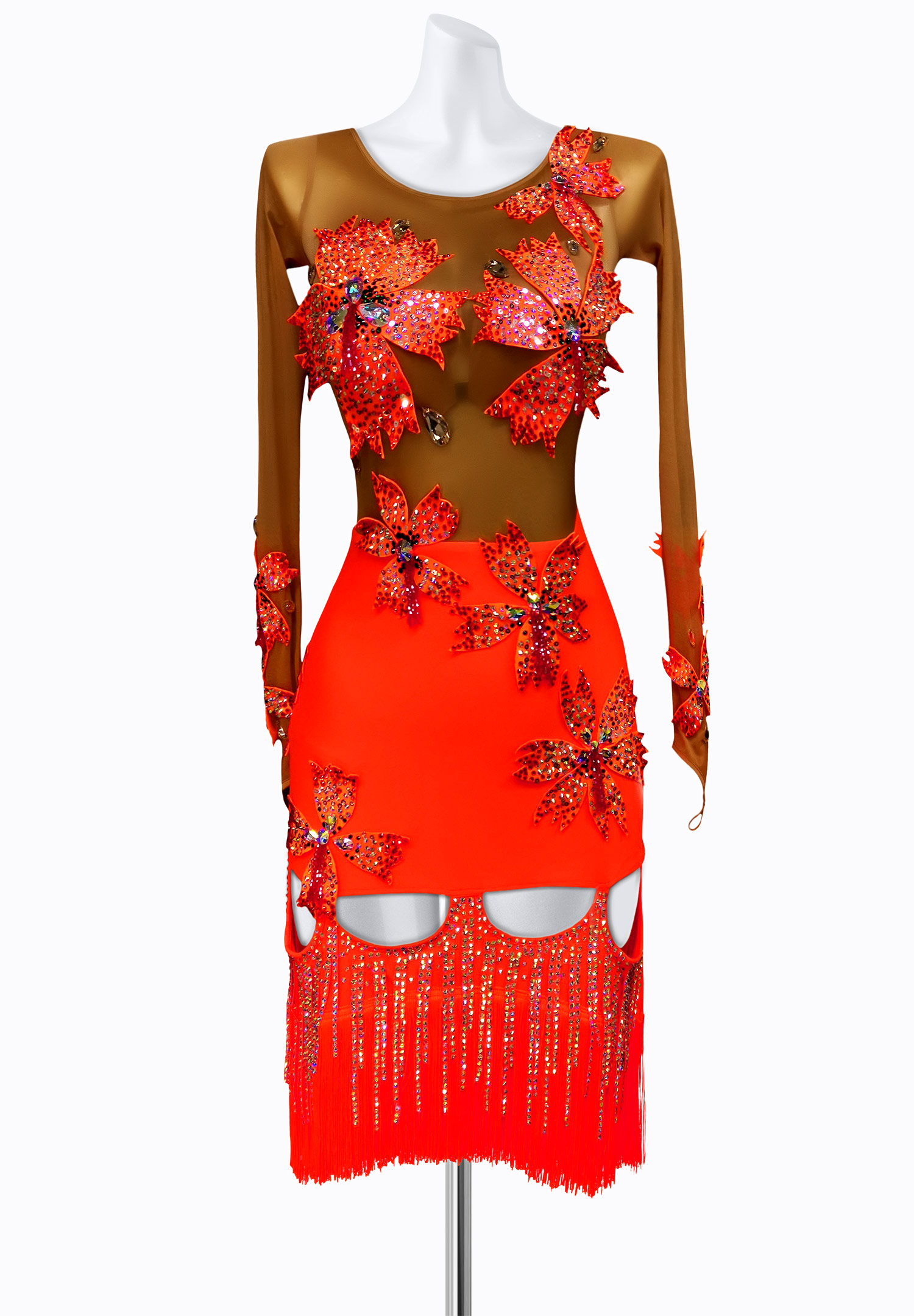 Desert Flower Latin Dress AM-L3225