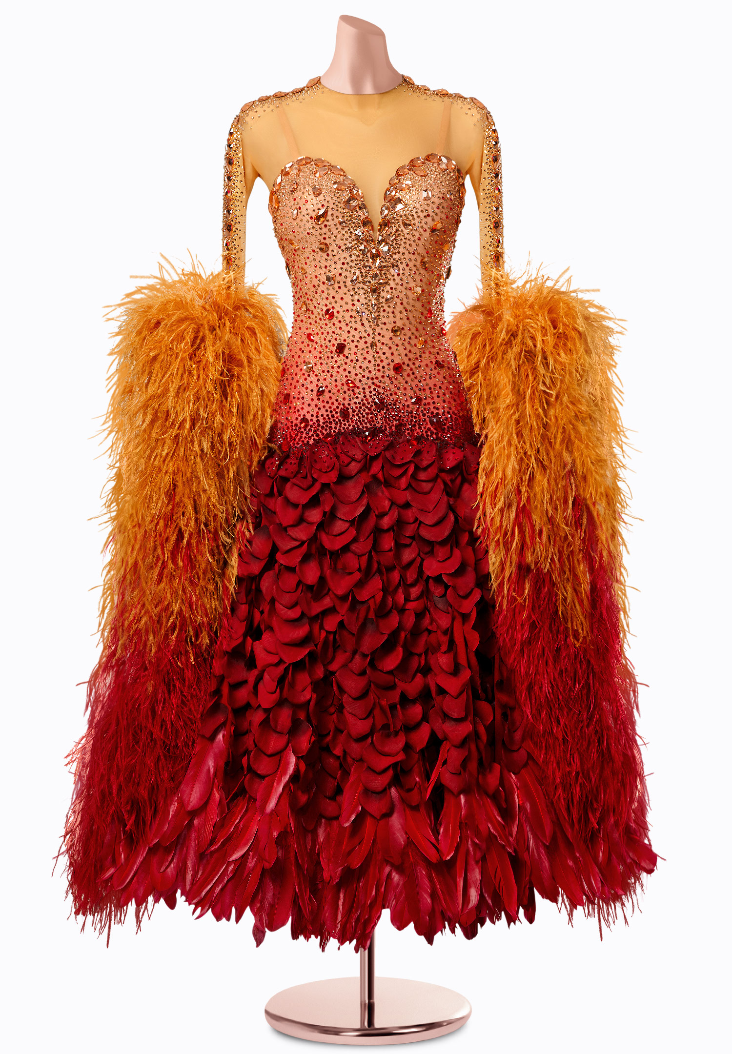 Desert Swan Ballroom Gown TID-BM1230