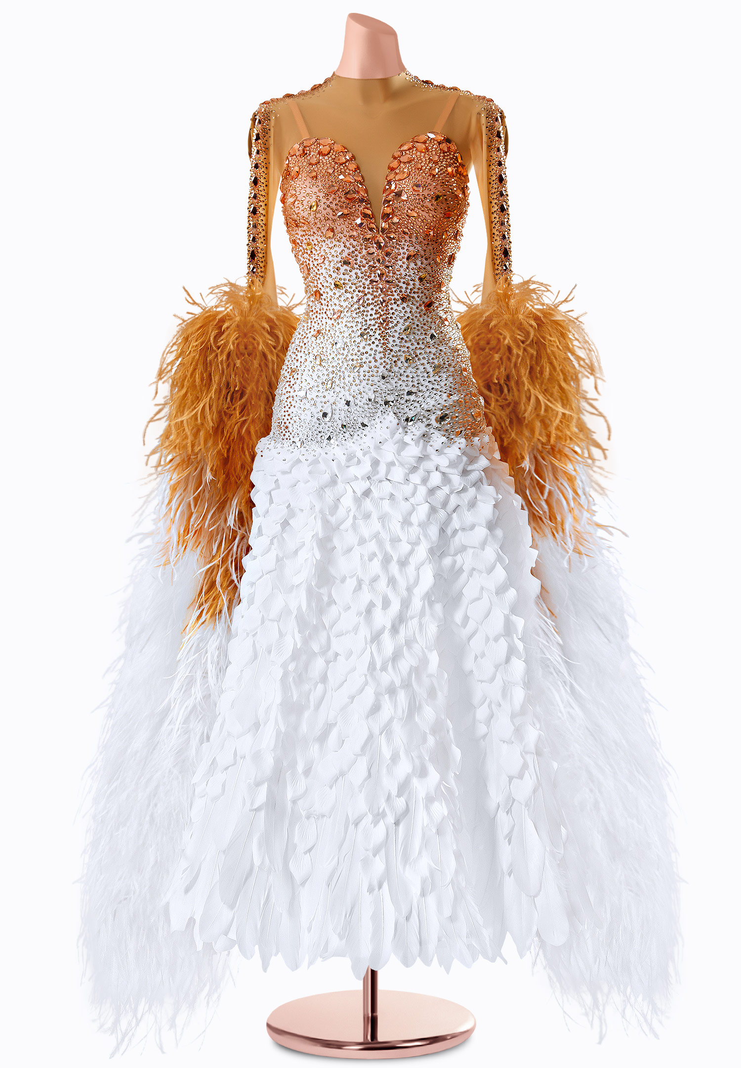 Desert Swan Ballroom Gown TID-BM1230