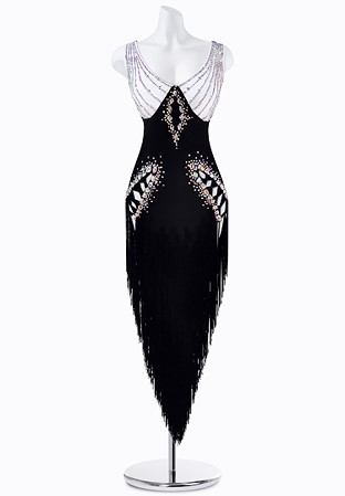 Divine Crystal Latin Dress AM-L3425