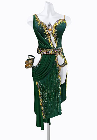 Divine Drape Latin Dress AML3510