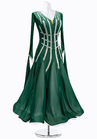 Divine Emerald Ballroom Gown JT-B4673