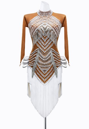 Divine Pearl Latin Dress AM-L3654