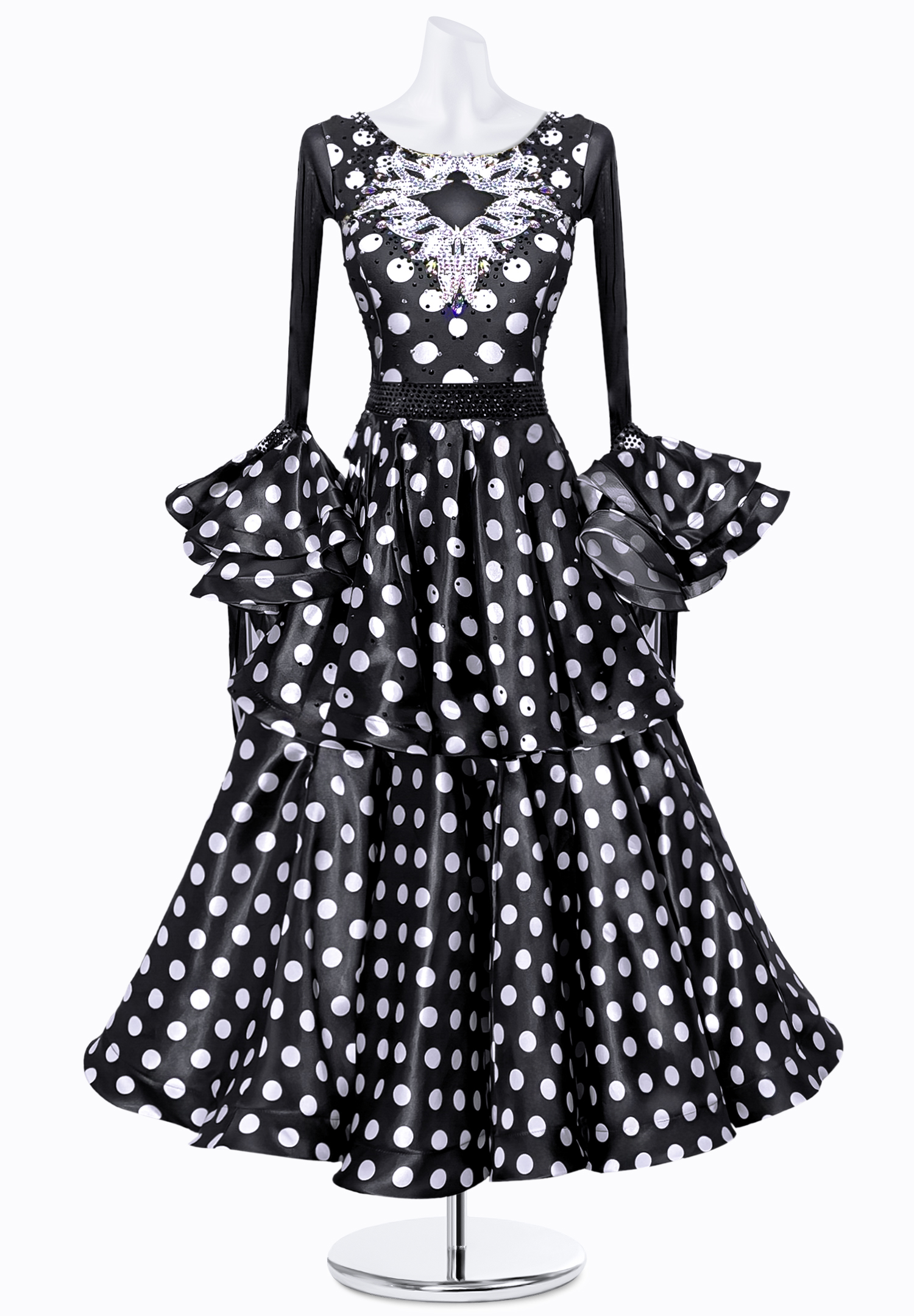 Double Polka Ballroom Gown JT-B5002