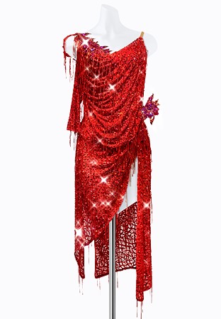 Draped Diva Latin Dress PR-L215052