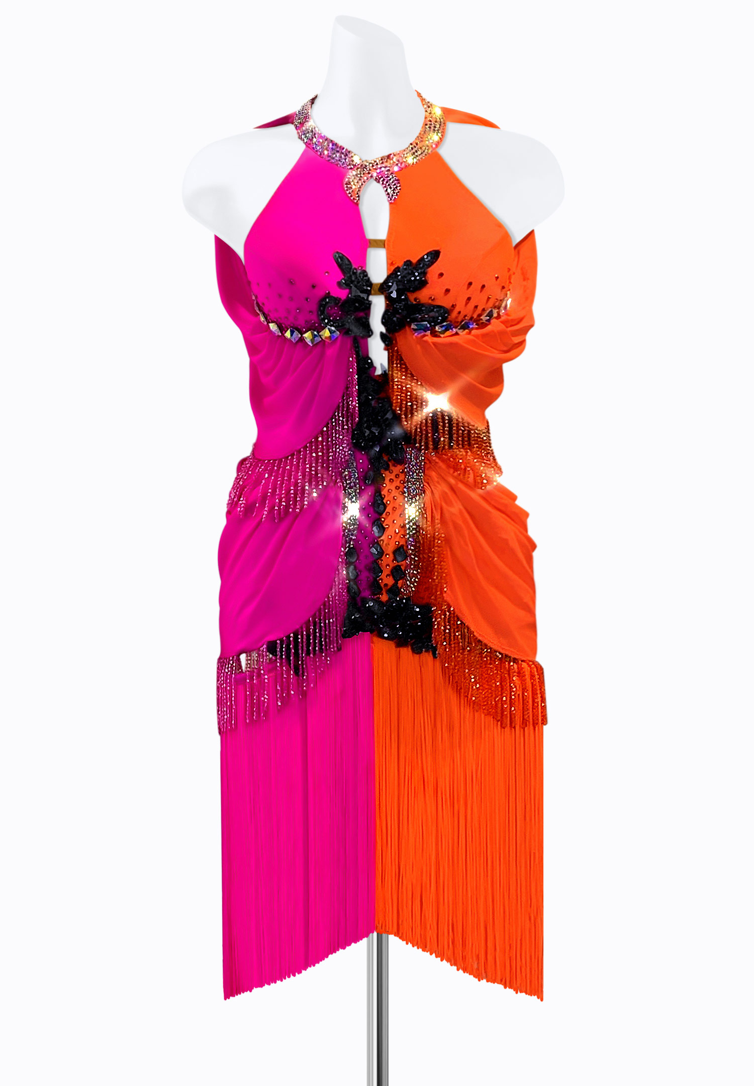 Draped Fusion Latin Dress PR-L215137