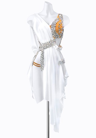 Draped Greek Latin Dress AML3619