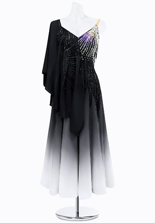 Draped Ombre Smooth Gown JT-S3665
