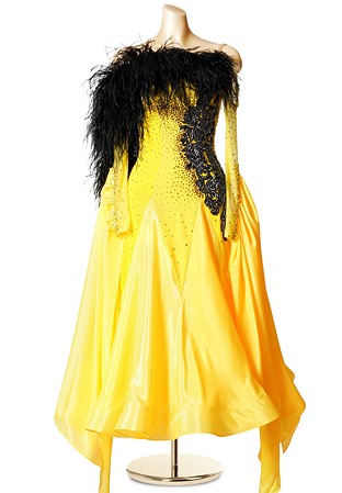 Dreamy Feather Queen Ballroom Gown PCWB19124