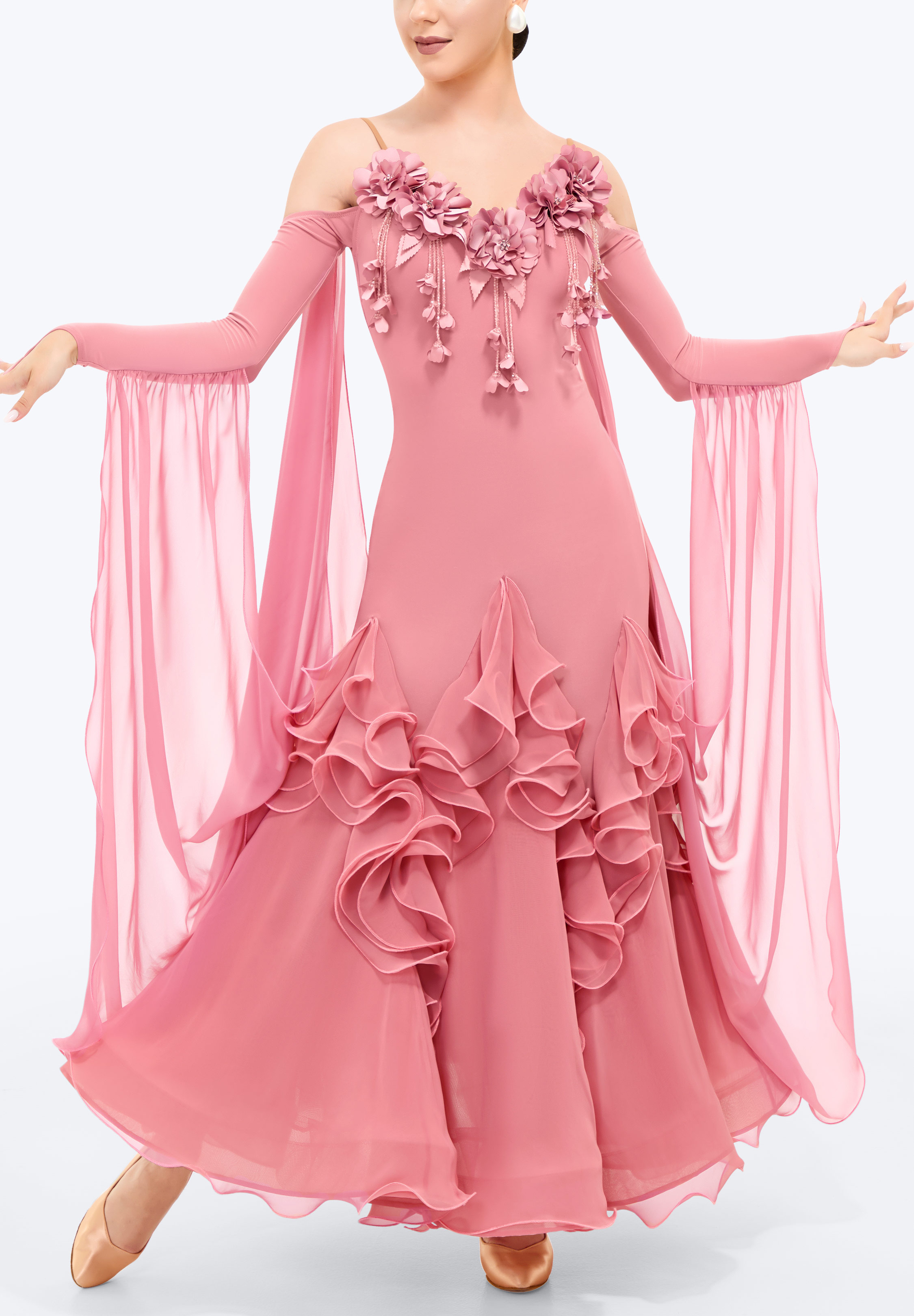 Dusty Rose Dance Dress TD-SM012