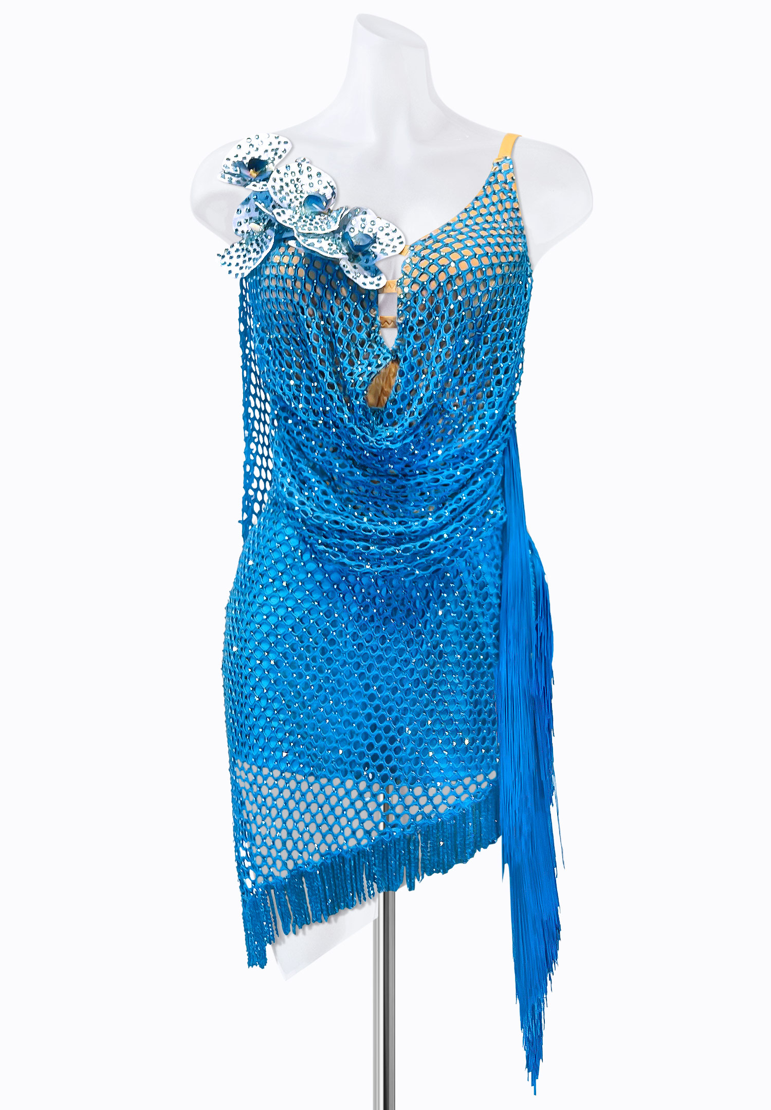 Edgy Mesh Latin Dress PR-L225047