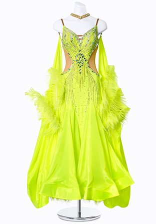 Electric Crystal Ballroom Gown MFB0229