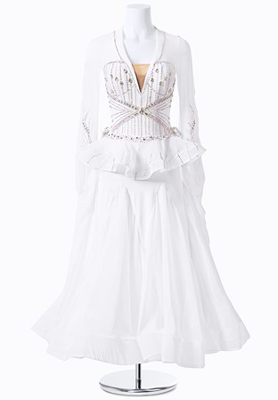 Elegant Ballroom Peplum Dress MFB0128