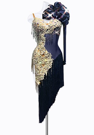 Elegant Frill Latin Dress PR-L215019