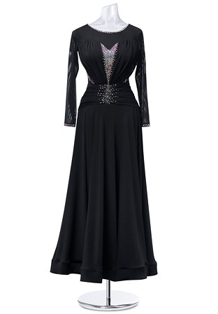 Elegant Ruched Ballroom Dress MQB255