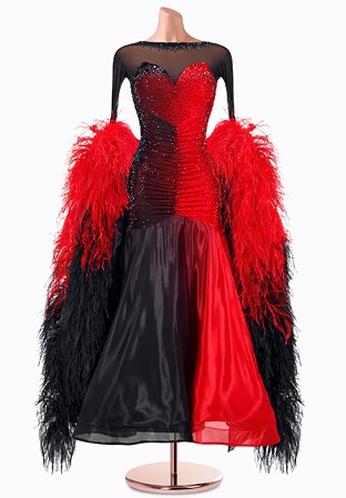 Ember Noir Ballroom Gown TID-BM1277