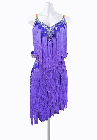 Enchanted Fringe Latin Dress AML3626