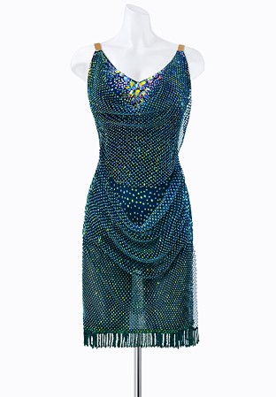 Ethereal Crystal Latin Dress AML3655
