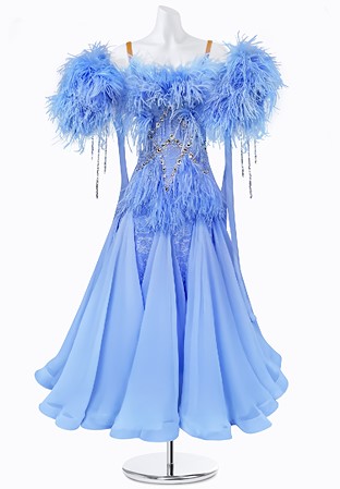 Euphoric Feather Ballroom Gown AM-B3235