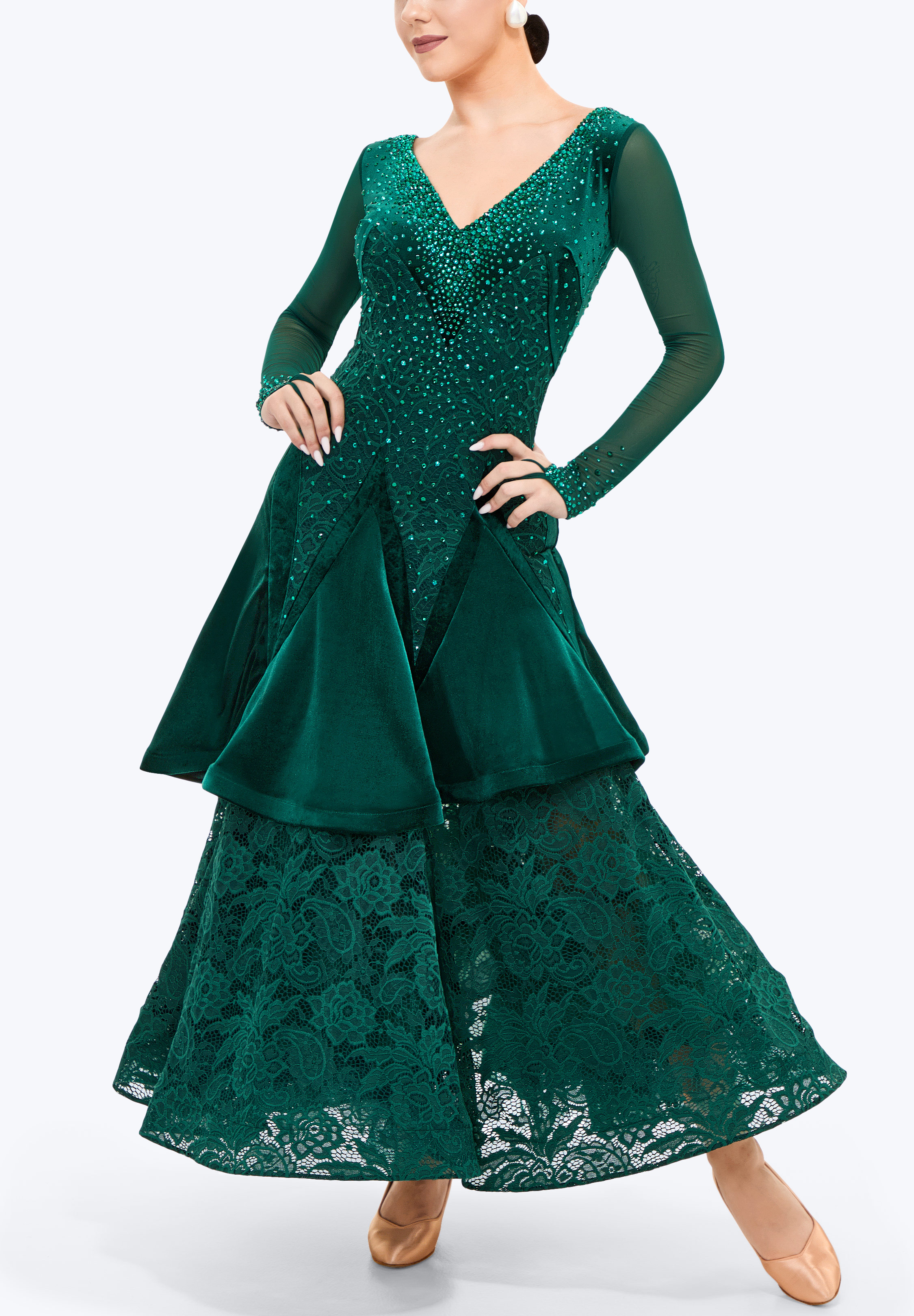 Everglade Twirl Dance Dress TD-SM004