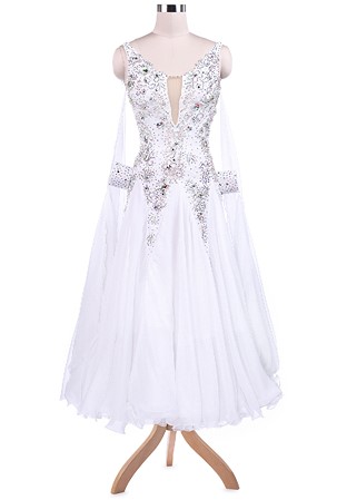 Fabulous Floral Patchwork Ballroom Smooth Competition Dress VN-A5233