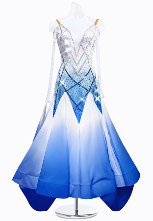 Faded Crystal Ballroom Gown PR-B200001