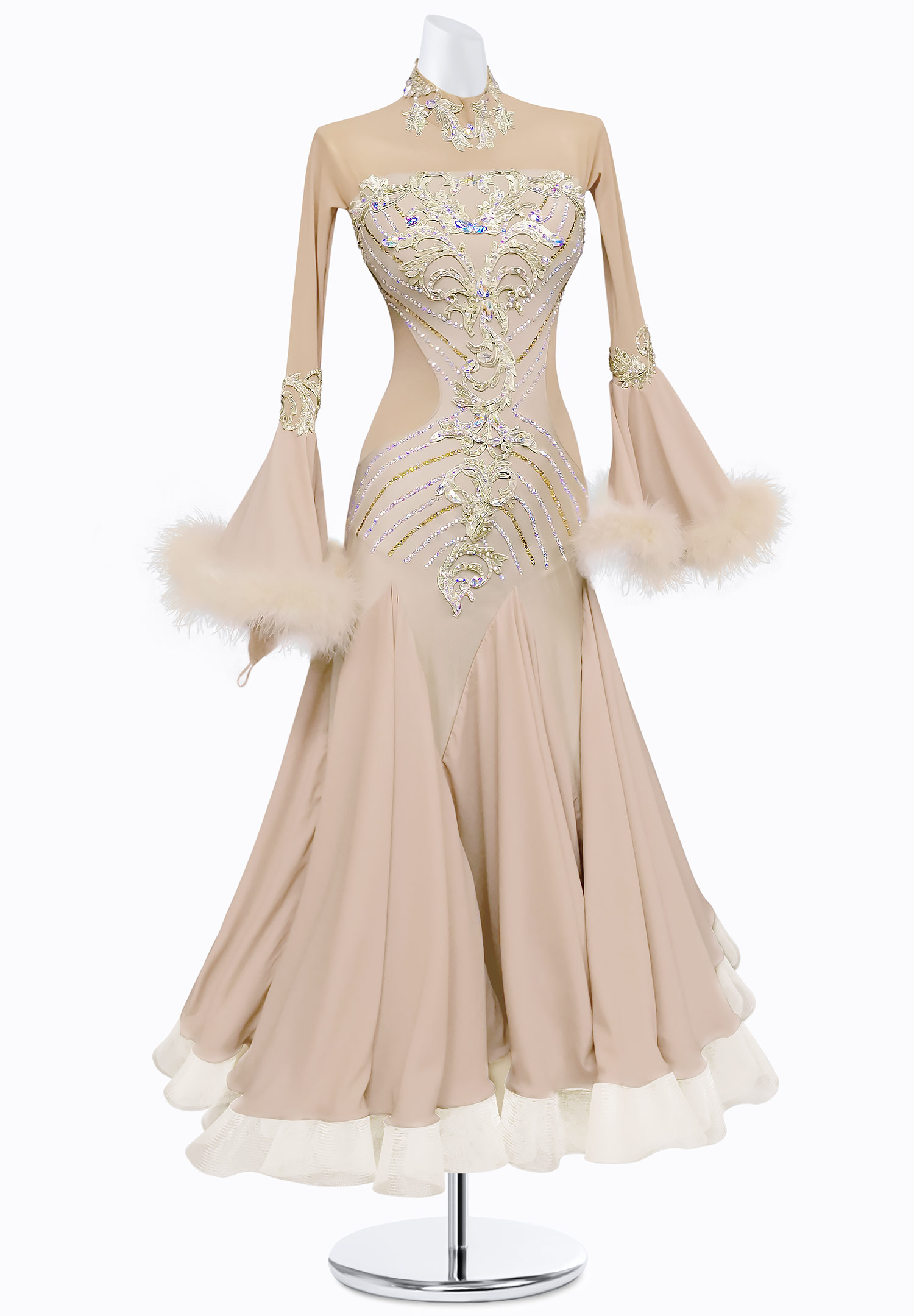 Faded Dream Ballroom Dance Gown AM-B3109