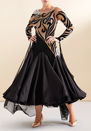 Fantasy Crystallized Ballroom Smooth Dress BSMD-043