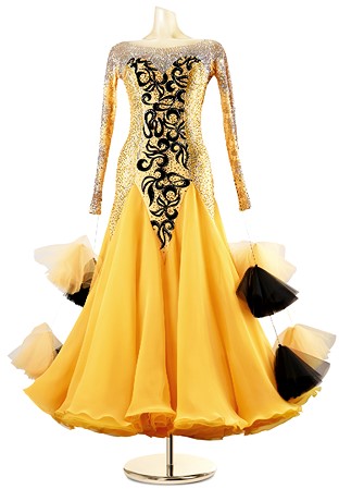 Fantasy Flower Float Ballroom Dance Dress PCWB18021