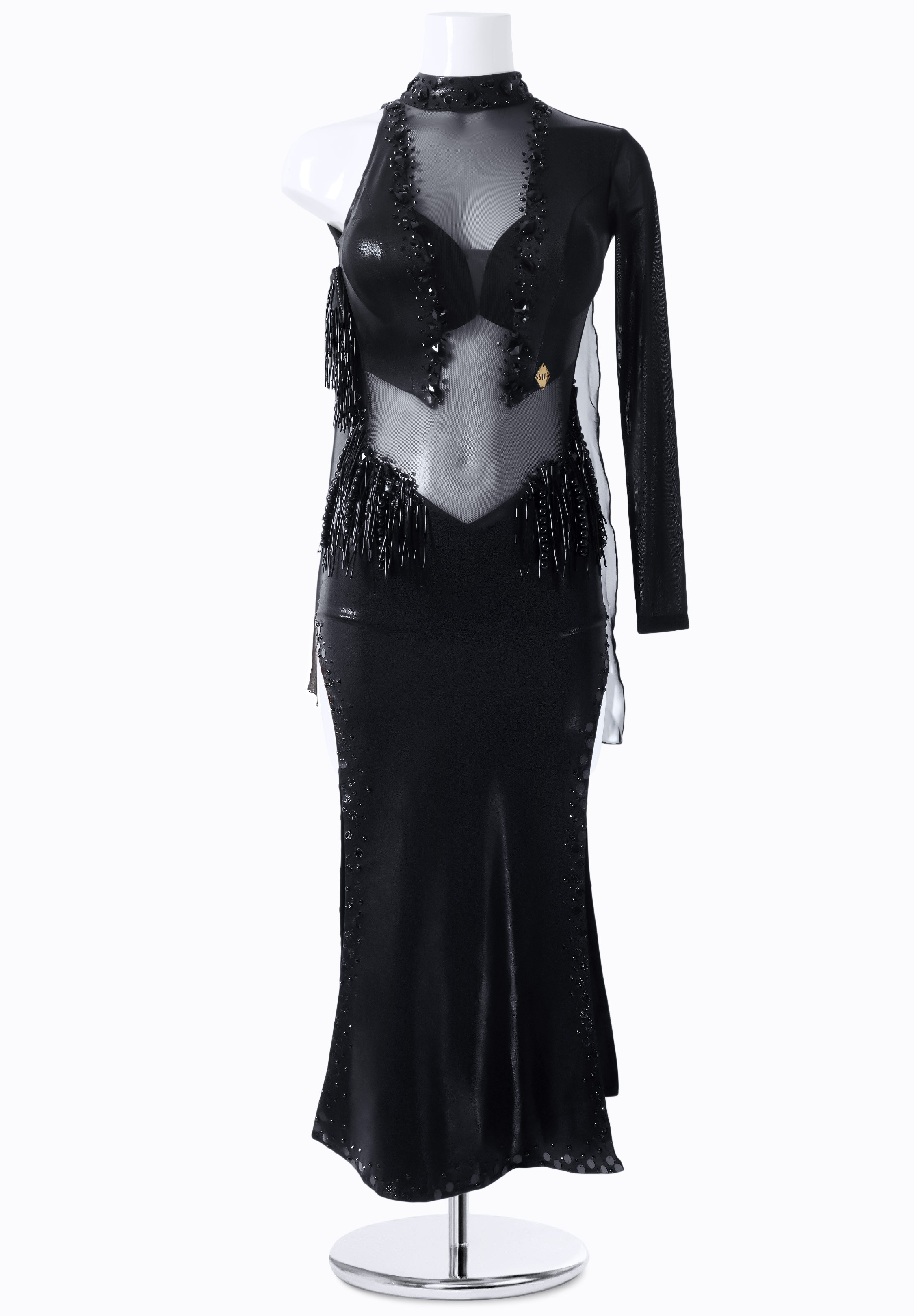 Fearless Cutout Latin Show Dress MF-L0145