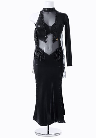 Fearless Cutout Latin Show Dress MFL0145
