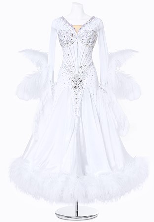 Feather Adore Ballroom Gown MF-B0321