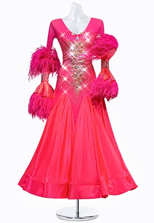 Feather Bell Ballroom Gown PR-B210014