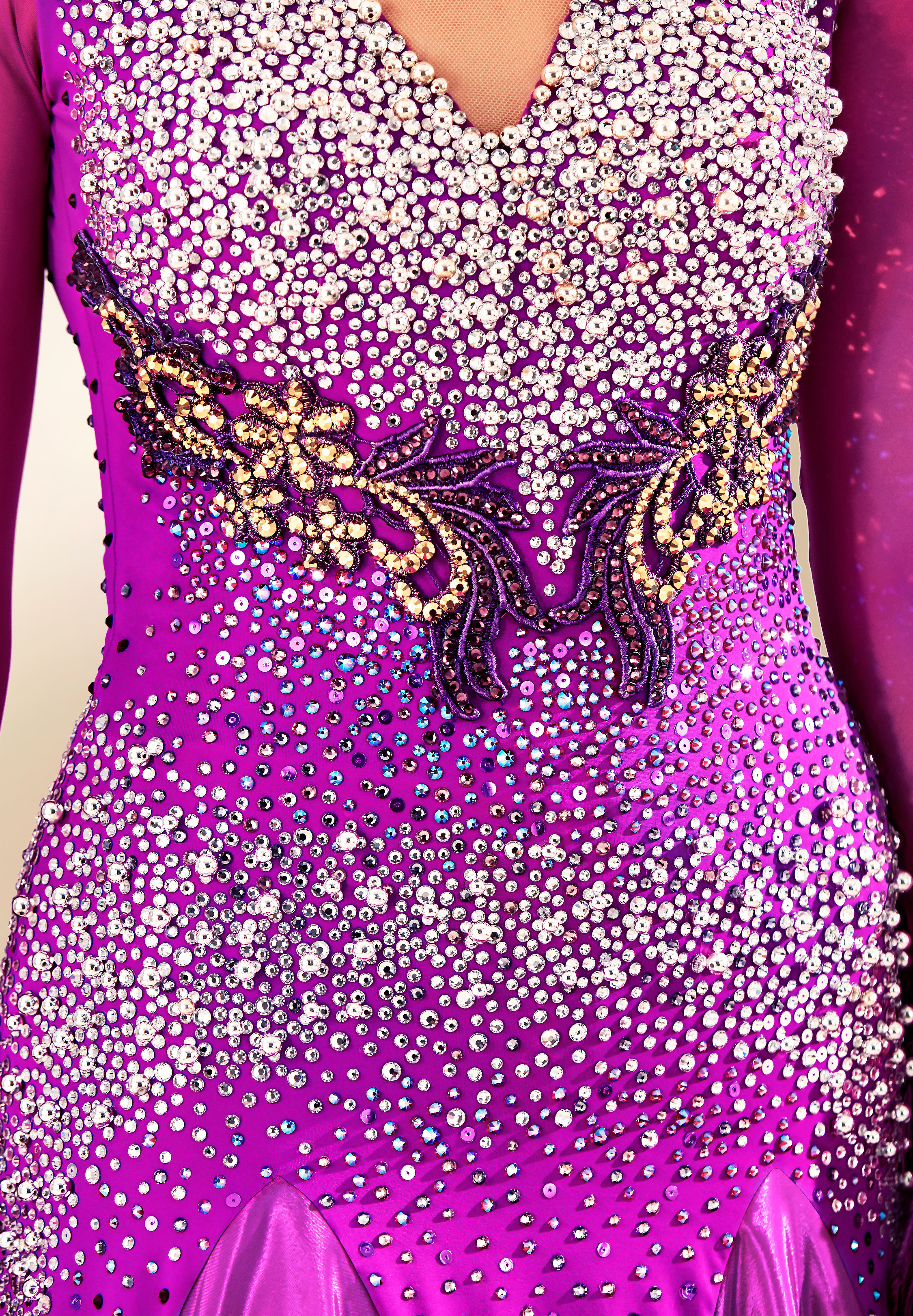 Feather Wings Ballroom Dance Gown PC-WB19063 | International