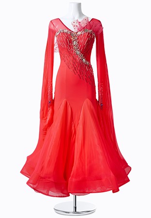 Fervent Heart Crystallized Ballroom Dress MFB0030