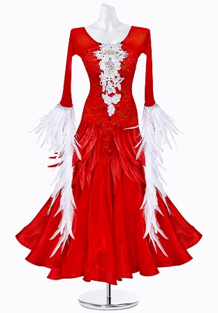 Fiery Feather Ballroom Gown AMB3246