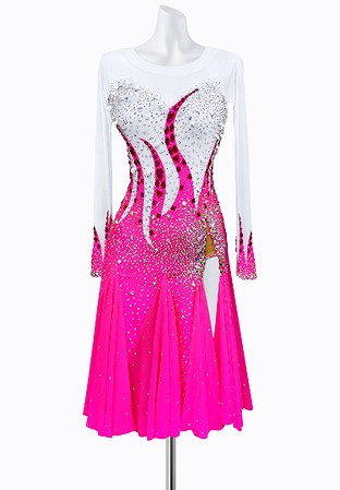 Flaming Pearl Latin Dress AM-L3417