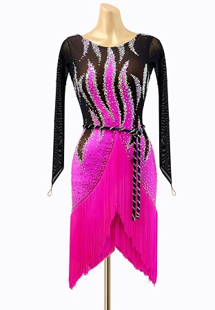 Flaming Serenade Latin Dress ADL2916
