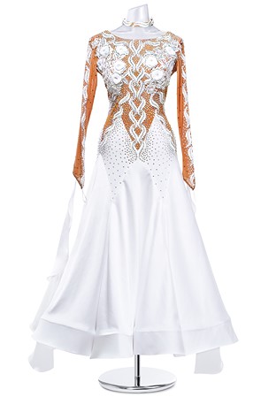 Floral Brocade Ballroom Costume MQ-B244
