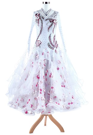 Floral Fairytale Crystal Ballroom Gown A5348