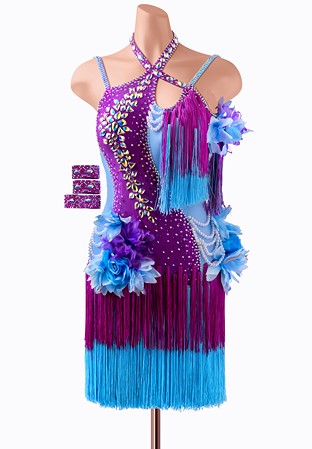 Floral Fantasy Latin Dress PR-L240048A